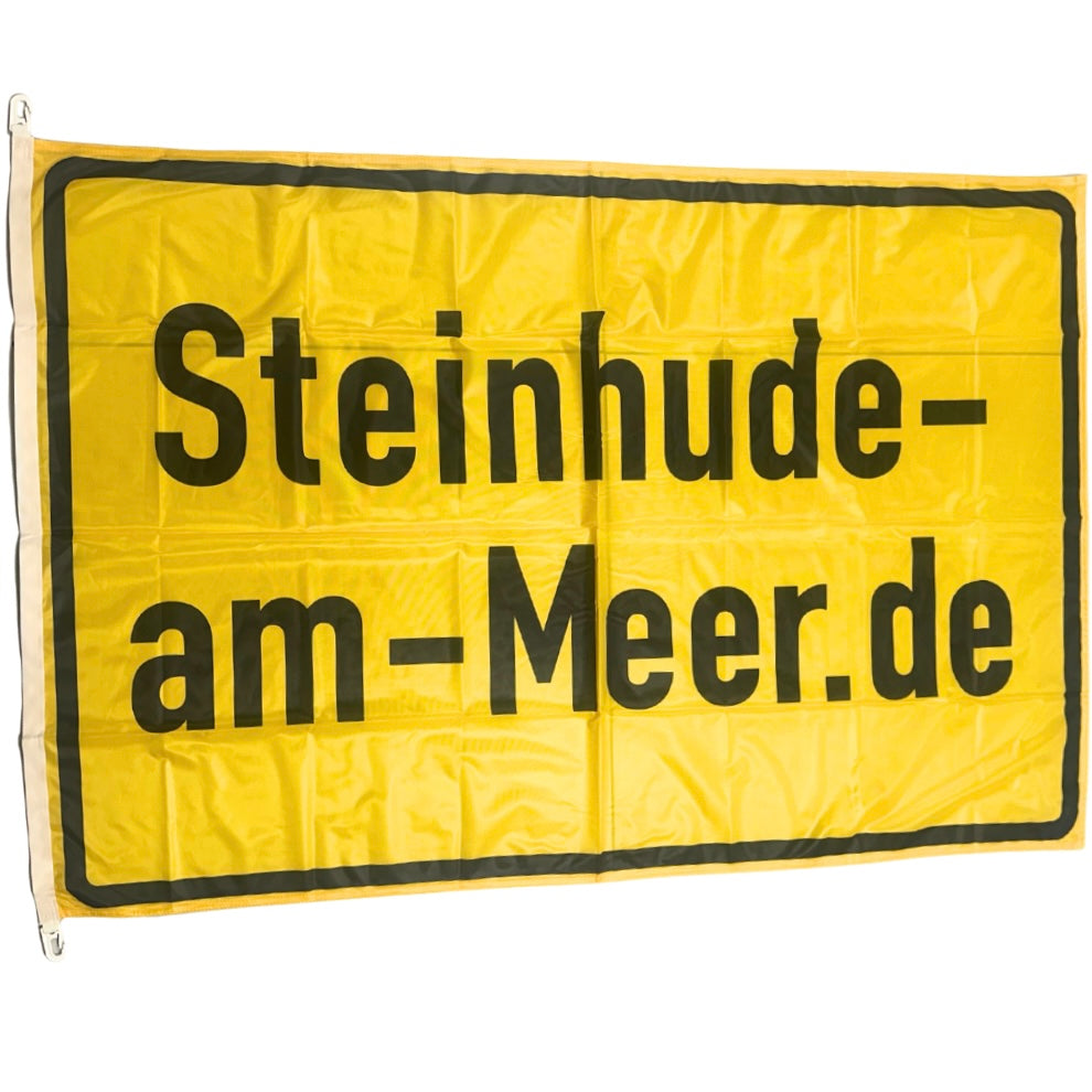 Steinhude-am-Meer.de Ortsschild Fahne – groß
